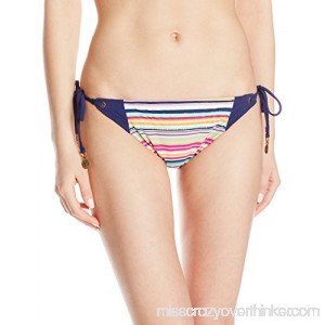 Sperry-Sider Women's Espadrille Stripe String Tie Side Bikini Bottom Multi B00Q4ST62U